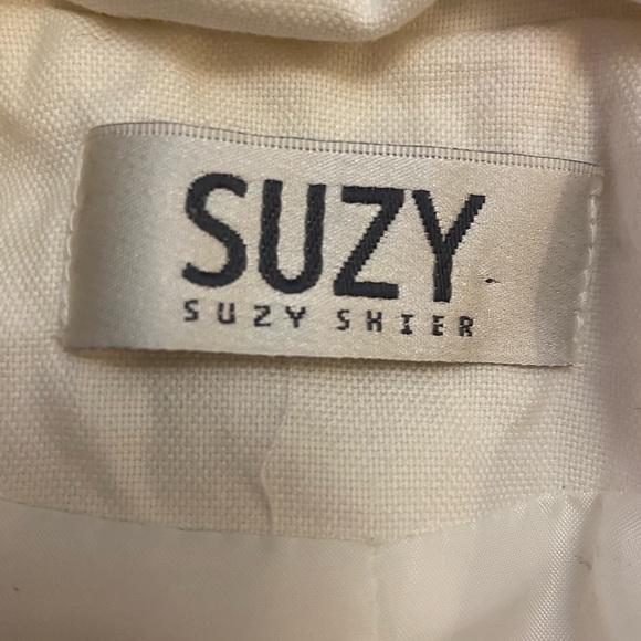 Off-white Ladies Lab Style Pea Coat - Picture 10 of 11